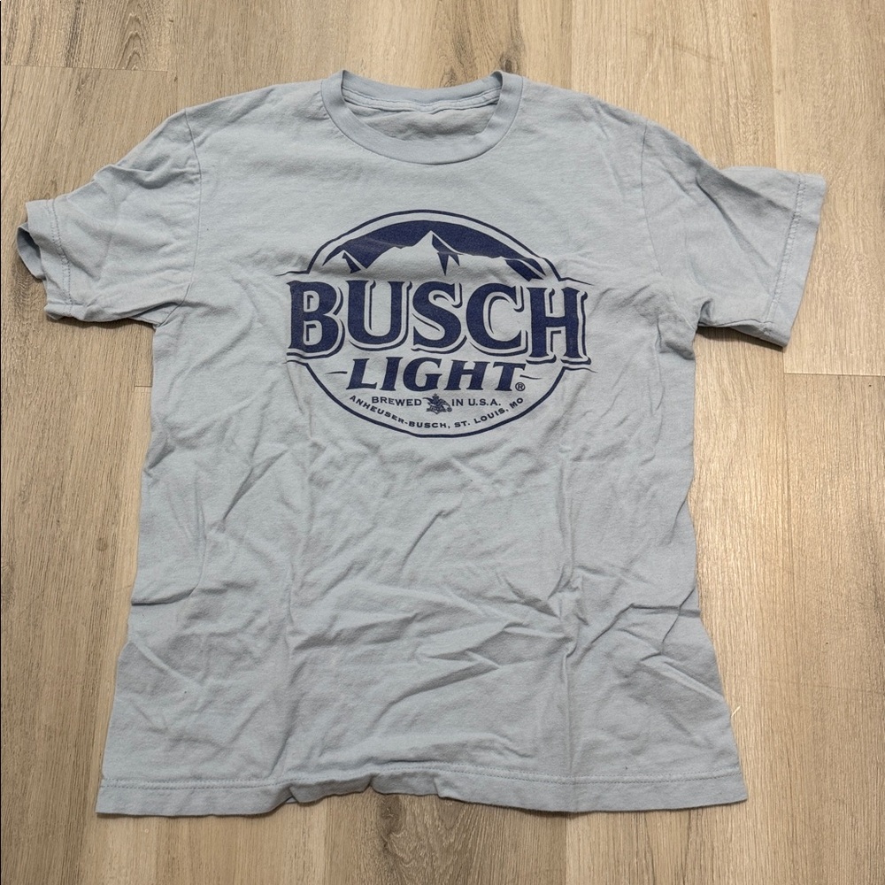 Busch Light Gray Short Sleeve Tee